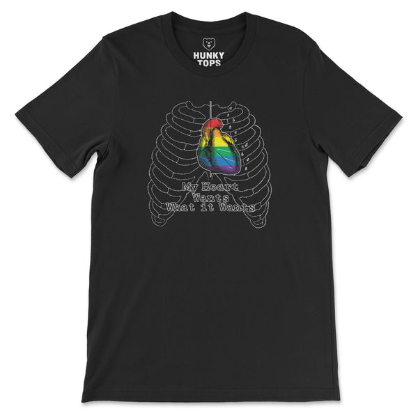MY HEART WANTS Pride T-Shirt