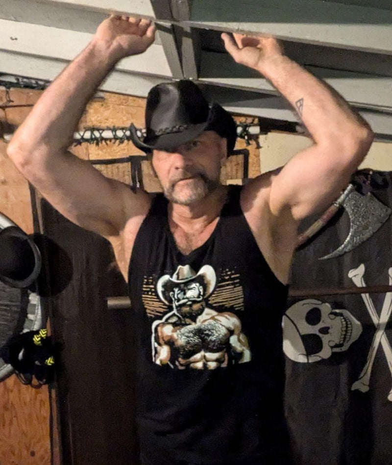 rike_price wearing Hunky Tops