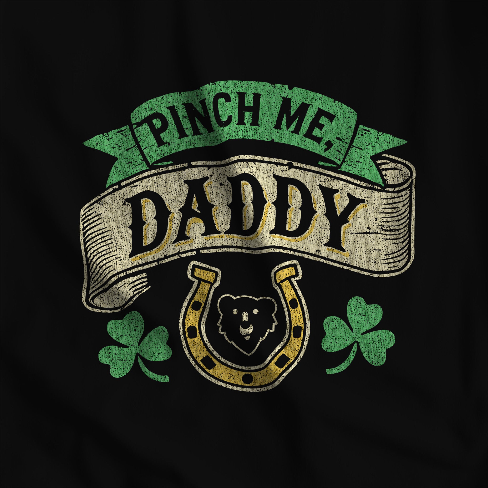 Pinch Me, Daddy – Gay St. Patrick’s Day Tank Top - Hunky Tops #color_Black