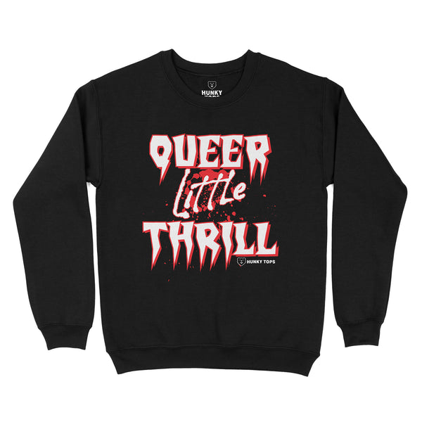 Queer Little Thrill Gay Halloween Sweatshirt