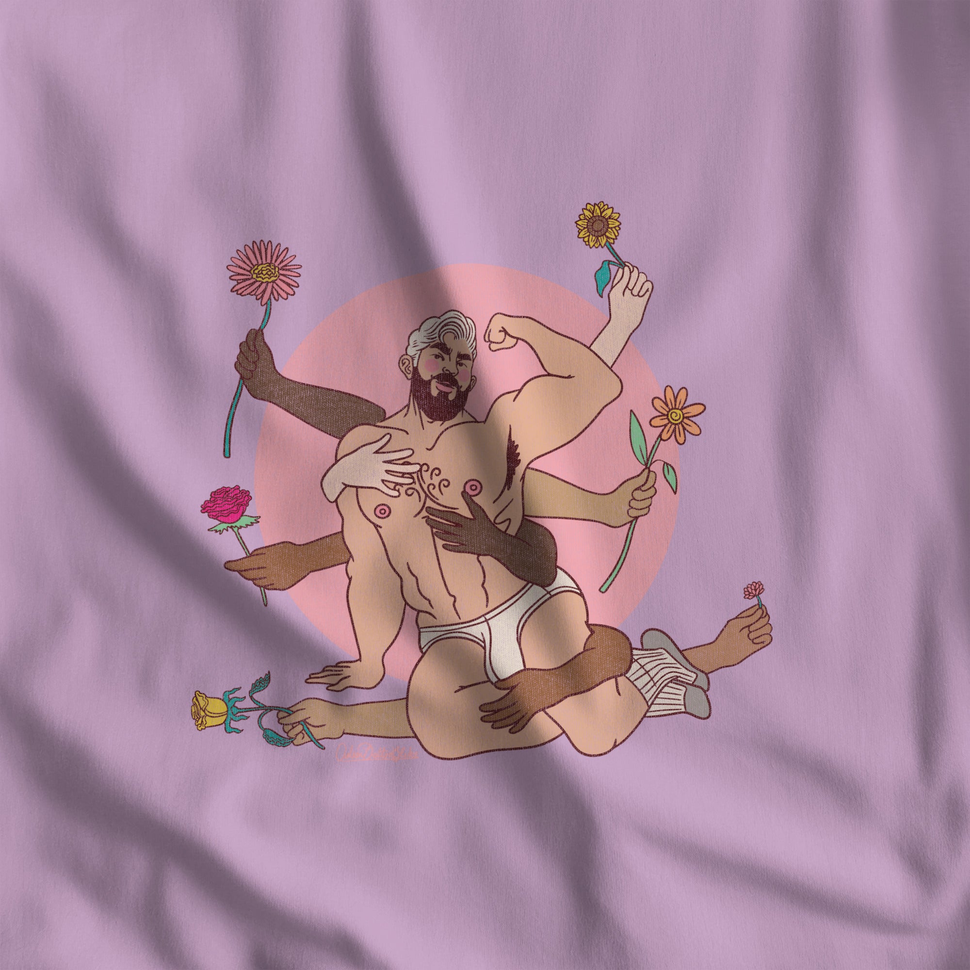 Spring's Embrace T-Shirt - Hunky Tops #color_Lilac