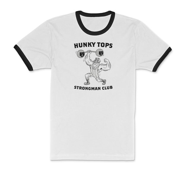 Hunky Tops Strongman Club Ringer T-Shirt
