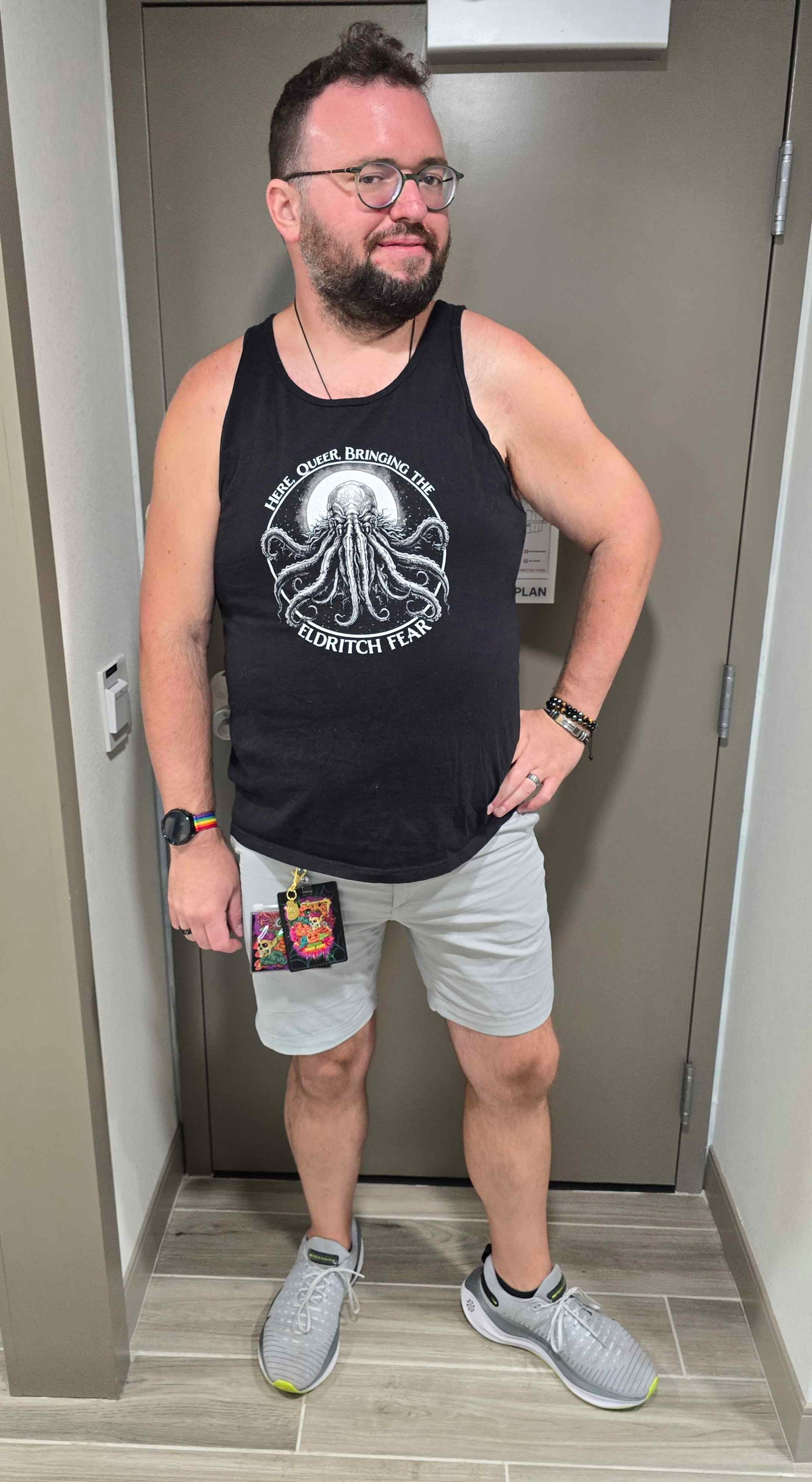 sugarpants wearing the Queer Eldritch Fear Tank