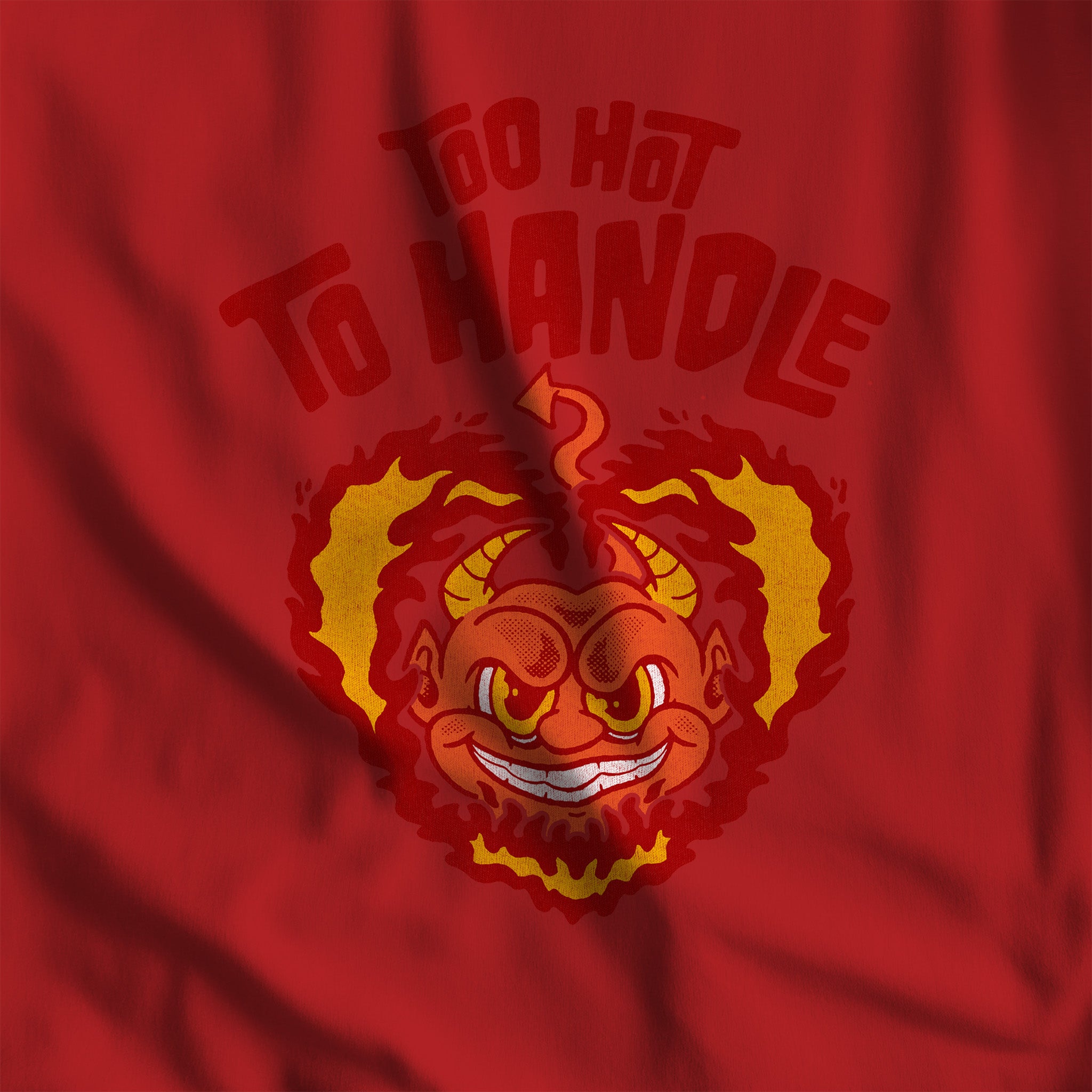 Too Hot to Handle T-Shirt - Hunky Tops #color_Red