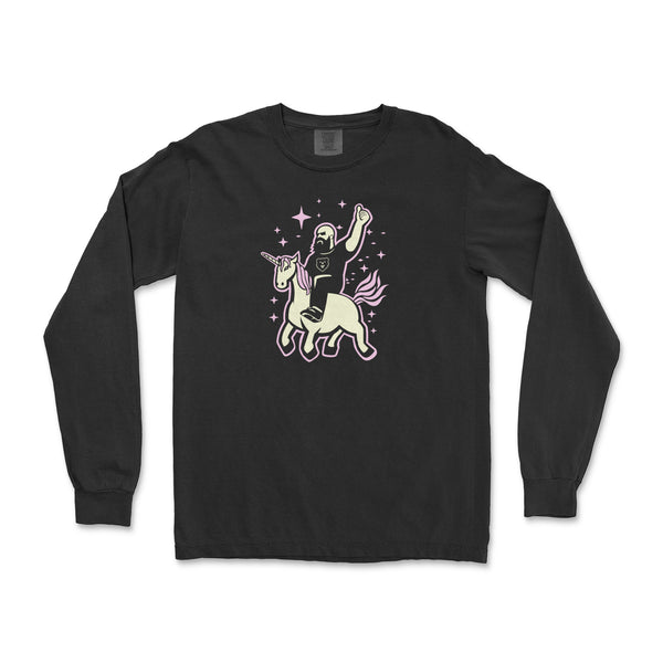 The Mythic Unicorn Wrangler Long-Sleeve T-Shirt