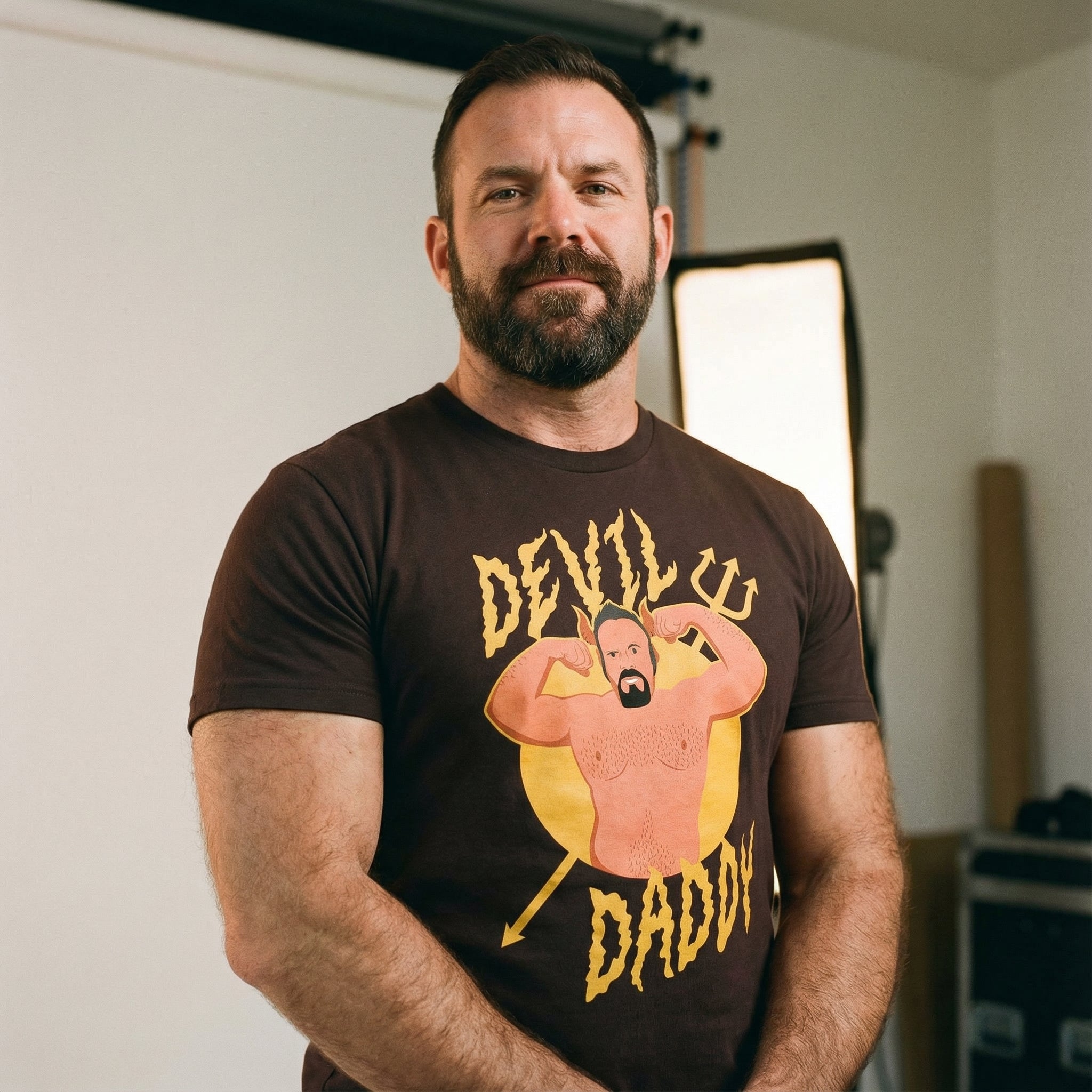 Devil Daddy T-Shirt #color_Oxblood Black