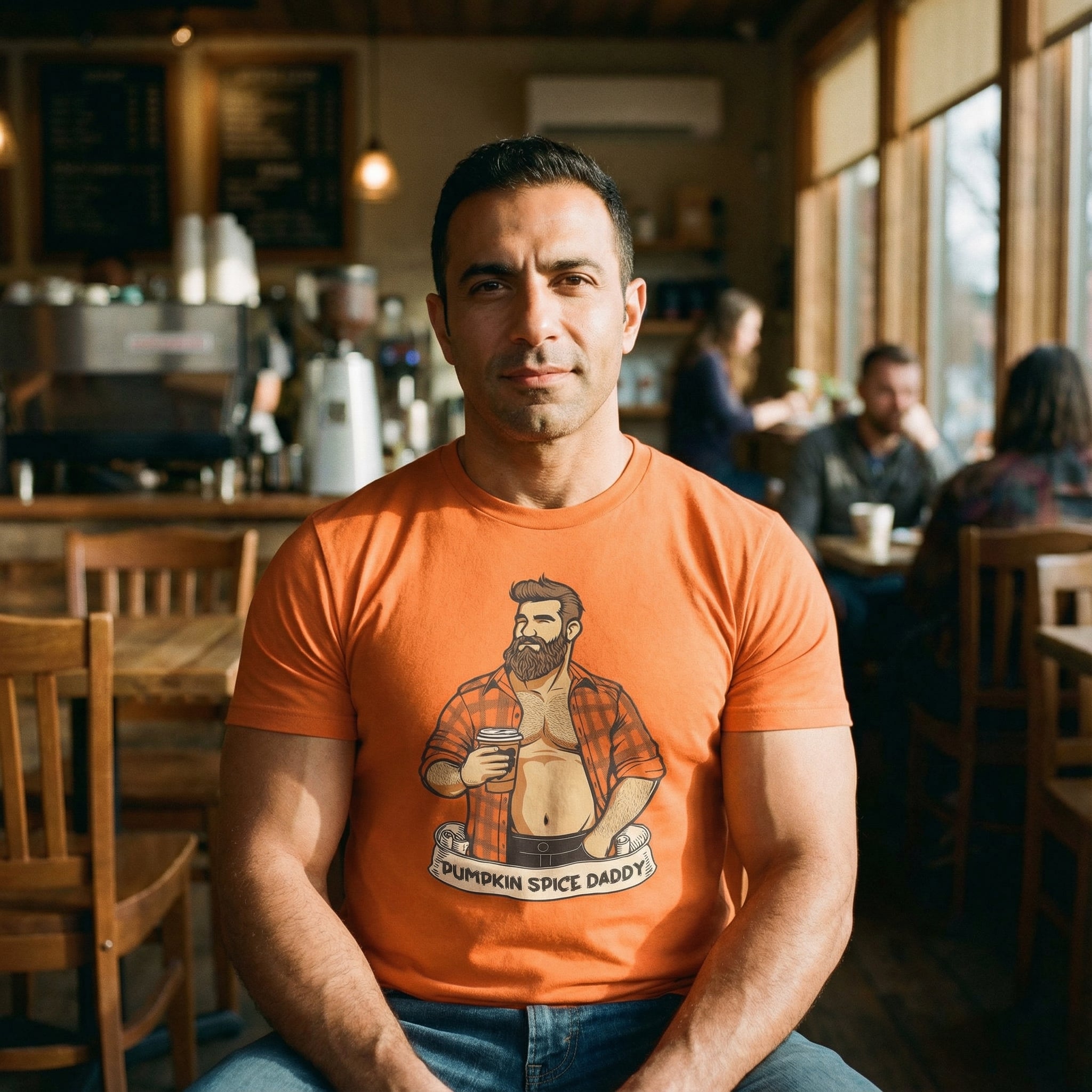 Pumpkin Spice Daddy T-Shirt #color_Orange