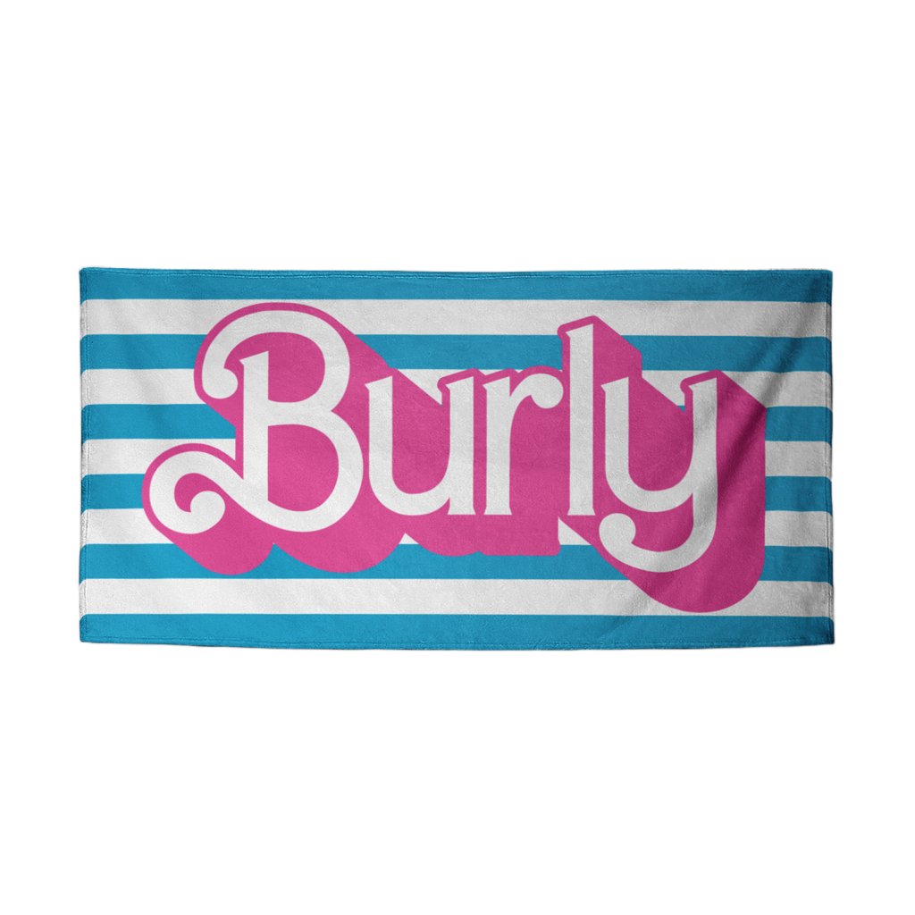 BURLY Striped Premium Beach Towel  - Hunky Tops