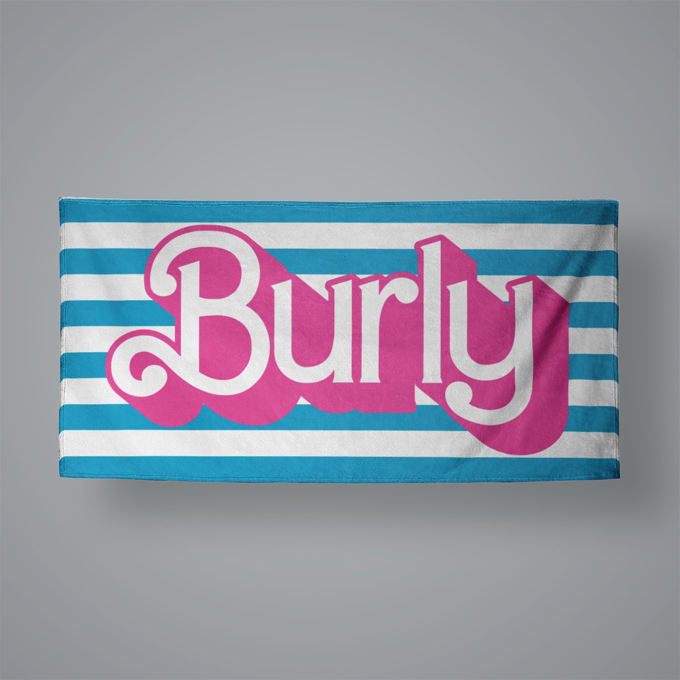 BURLY Striped Premium Beach Towel  - Hunky Tops