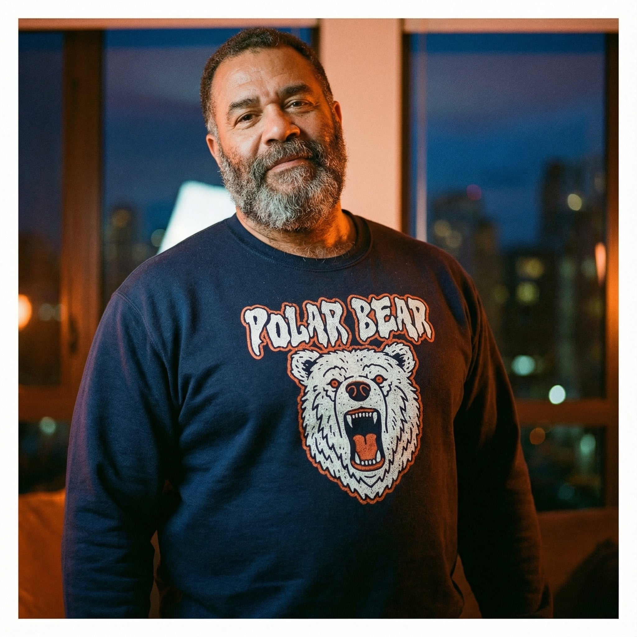 Polar Bear Sweatshirt #color_Navy