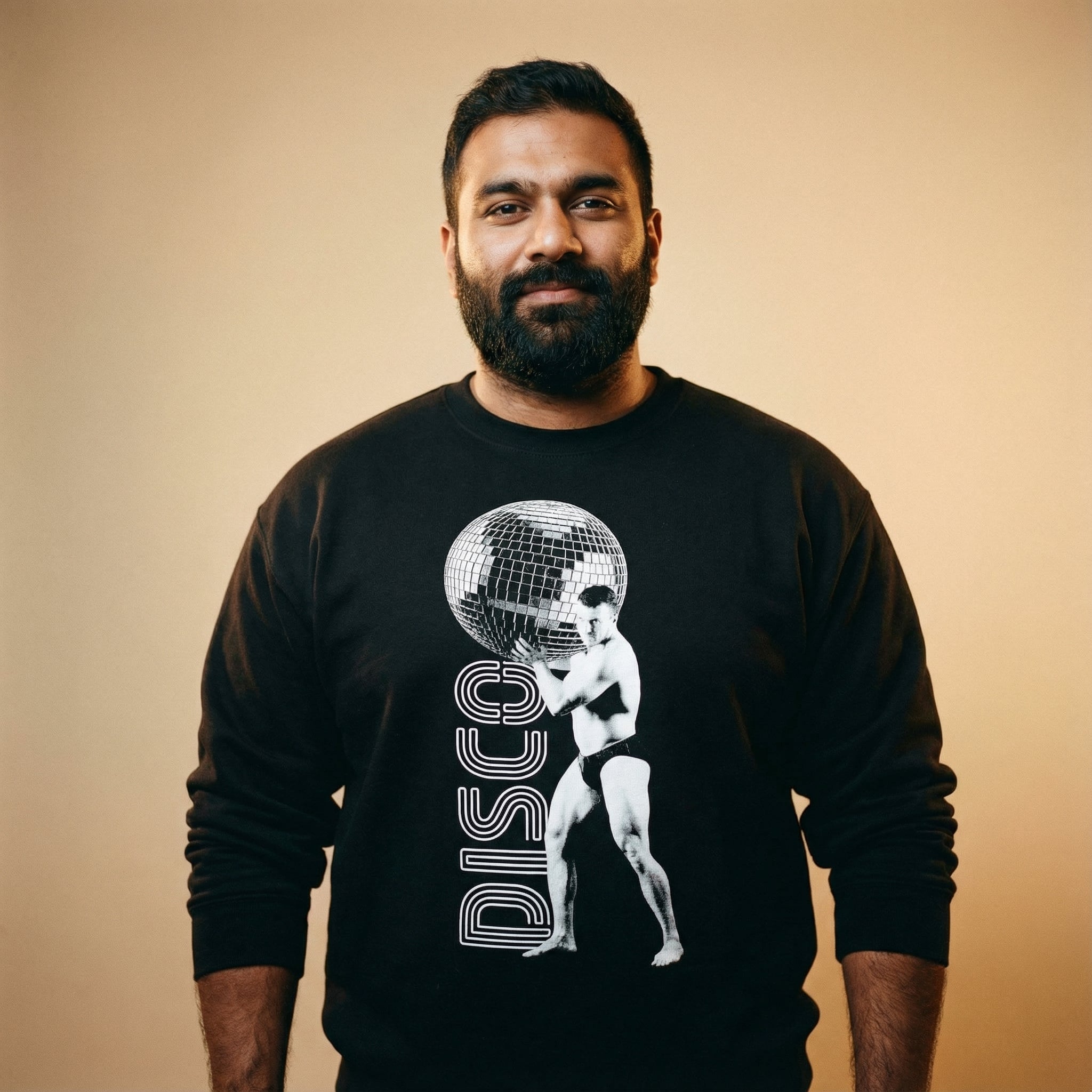 "Disco Strong" Sweatshirt #color_Black