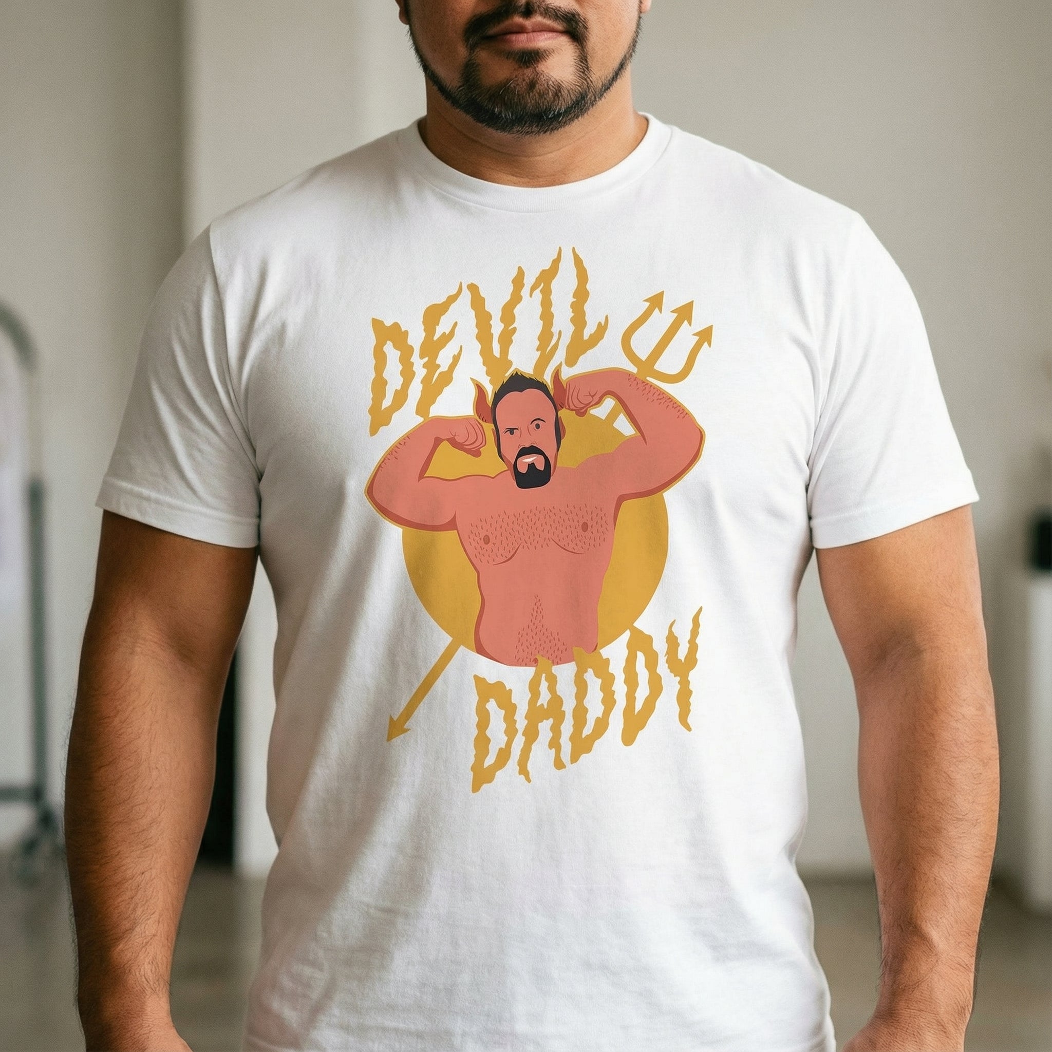 Devil Daddy T-Shirt #color_White