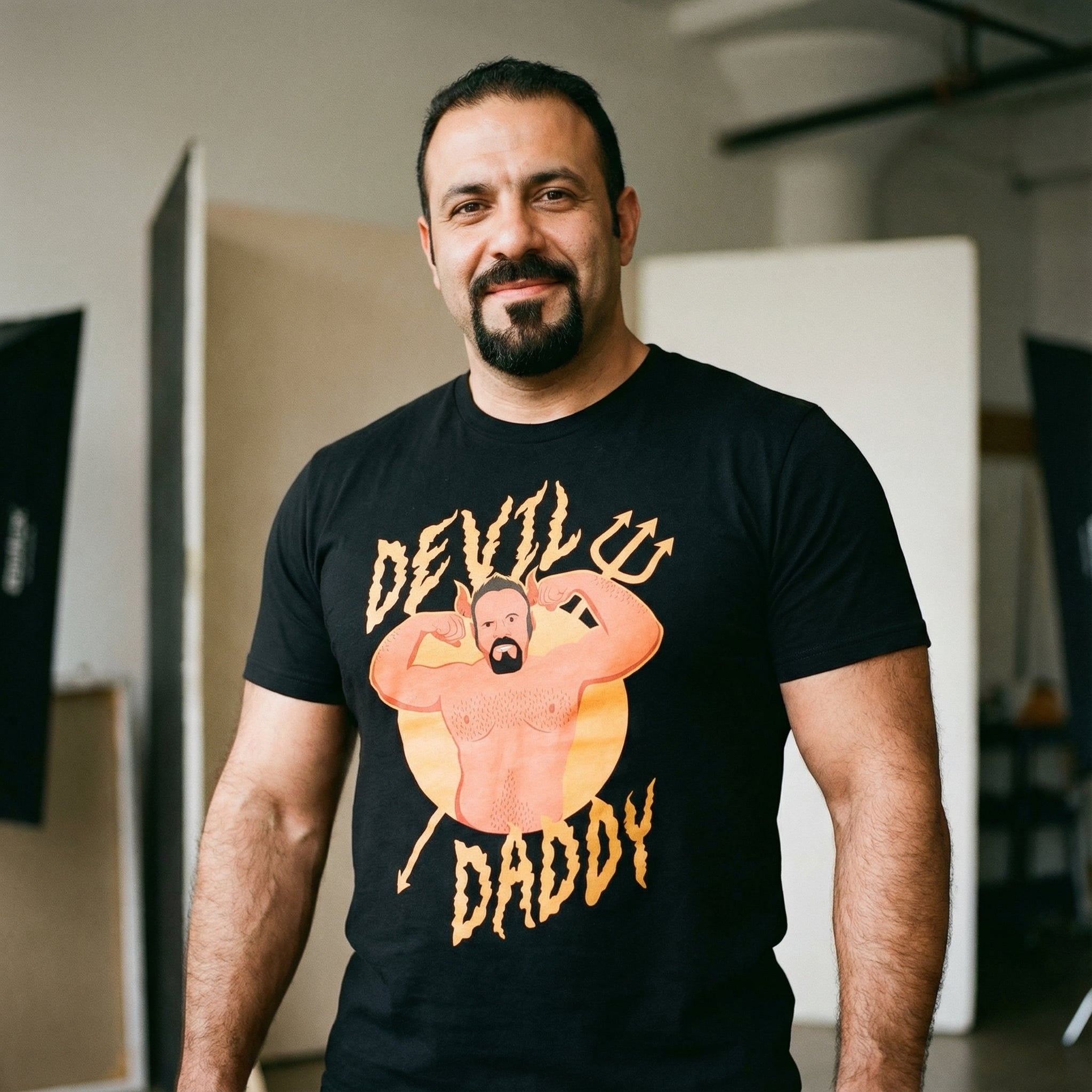 Devil Daddy T-Shirt #color_Black