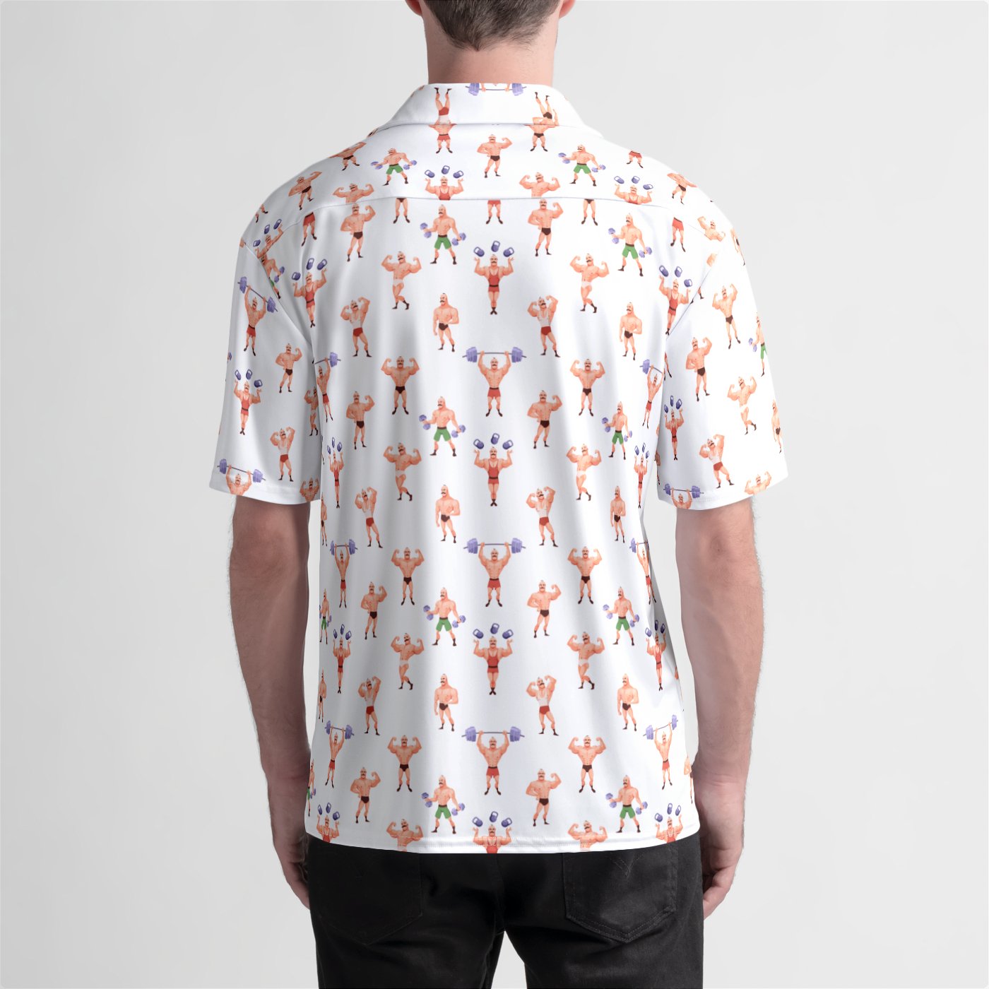 Fun Flex Camp Shirt – Showcase Your Playful Side - Hunky Tops