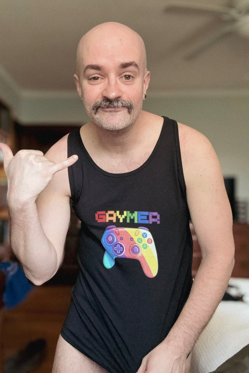 dogasmywitness wearing Hunky Tops