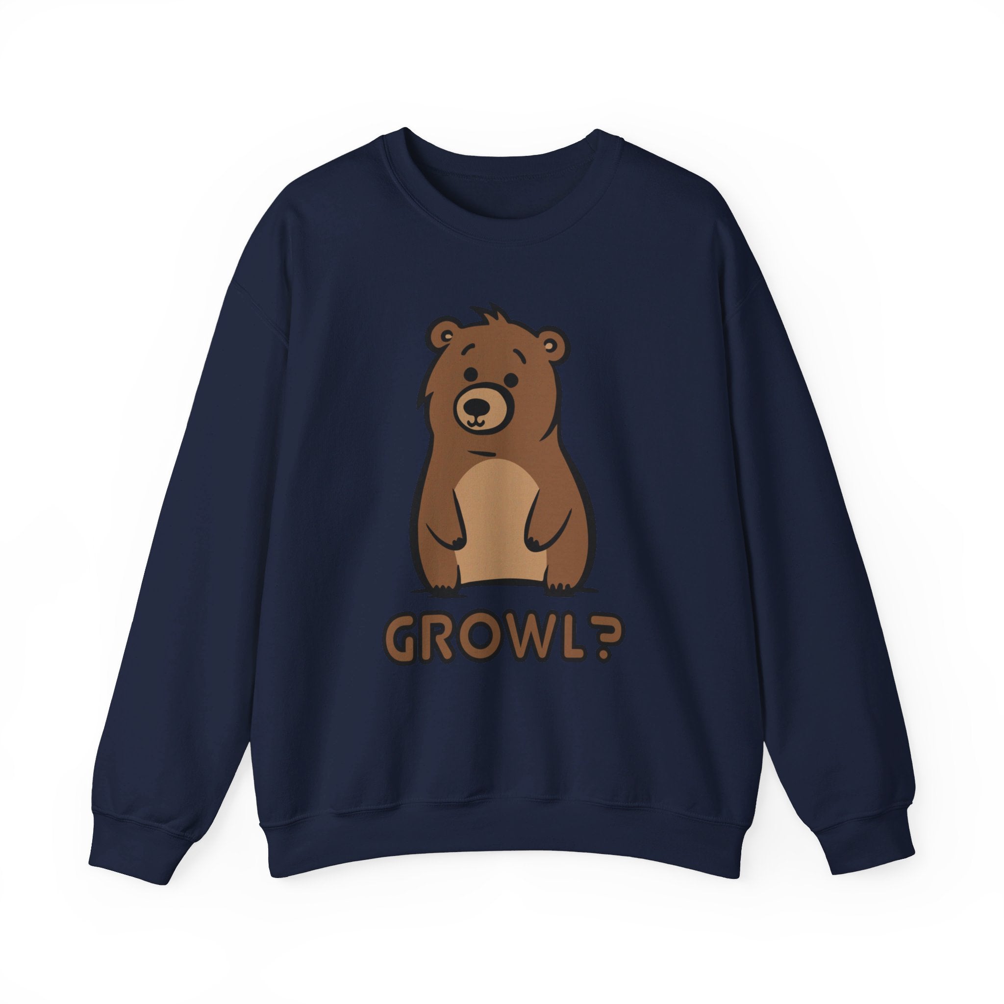 Growl Bear Sweatshirt - Hunky Tops #color_Navy