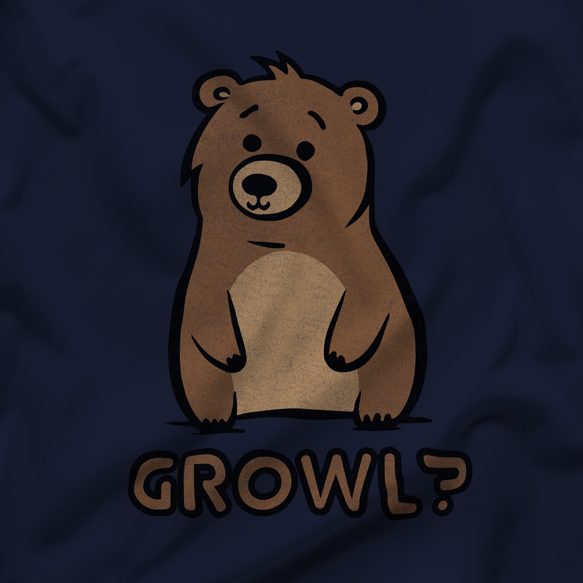 Growl Bear Sweatshirt - Hunky Tops #color_Navy