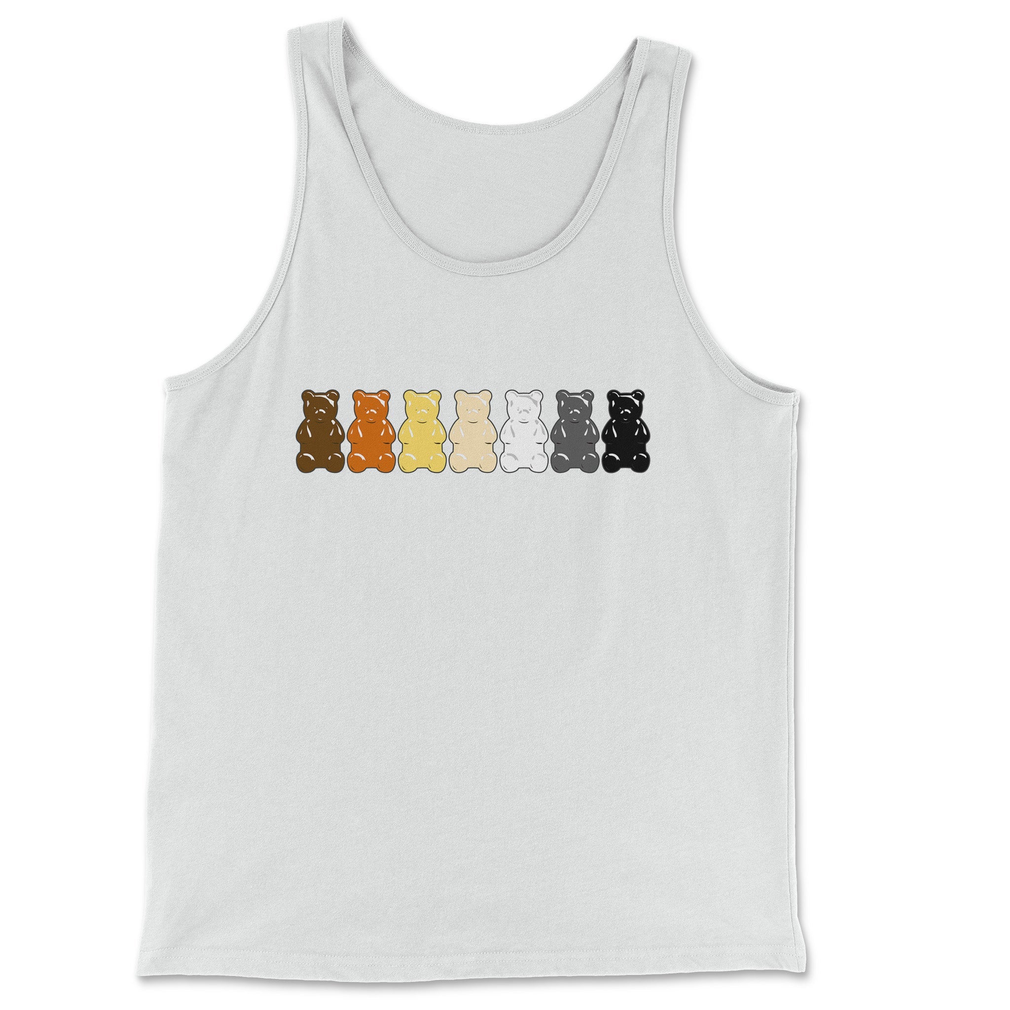 Gummy Bears Tank Top - Hunky Tops #color_White