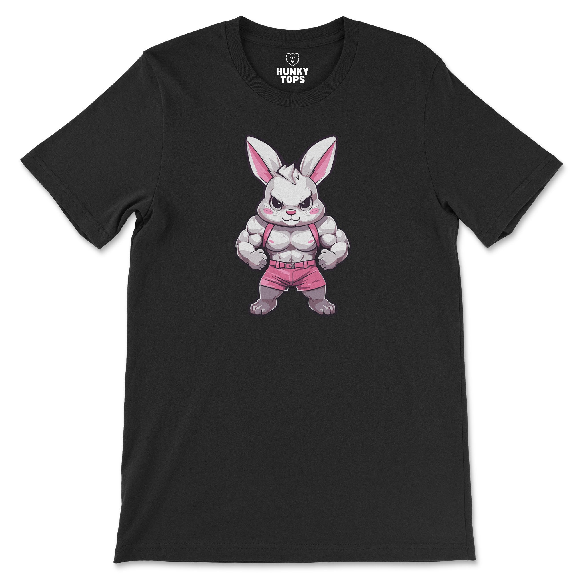 "Gym Bunny" T-Shirt - Unleash the Beast - Hunky Tops#color_black