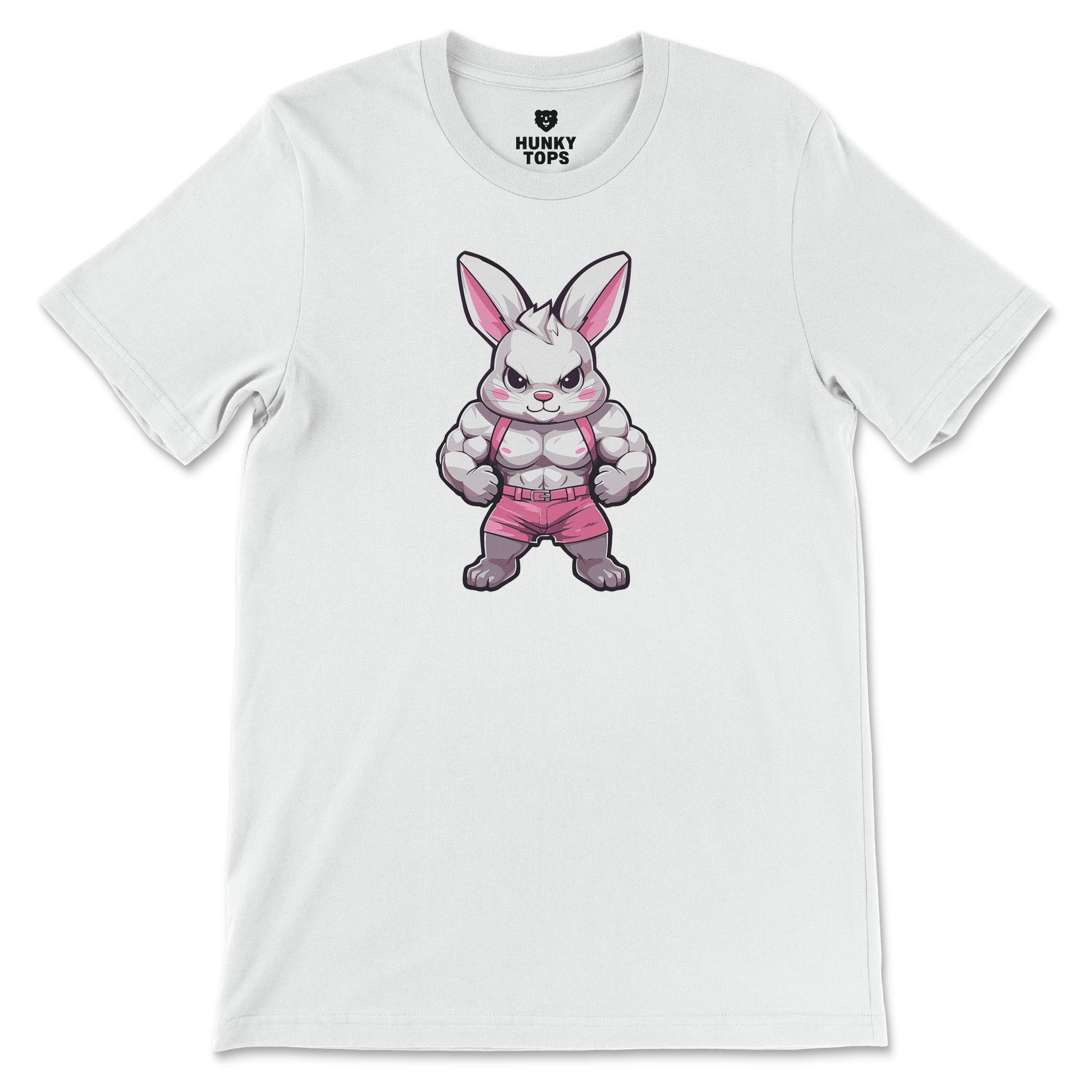 "Gym Bunny" T-Shirt - Unleash the Beast - Hunky Tops#color_white