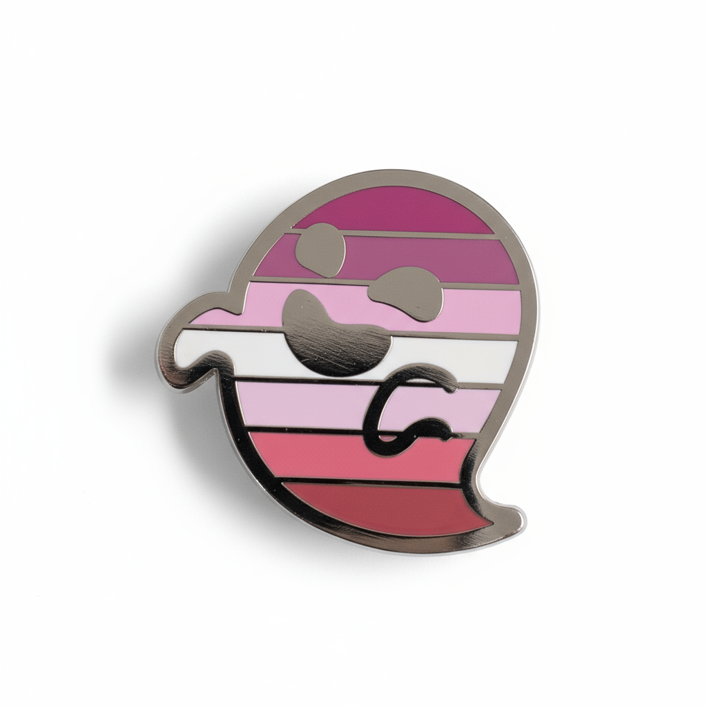 Eidolesbian (lesbian pride) hard enamel pin