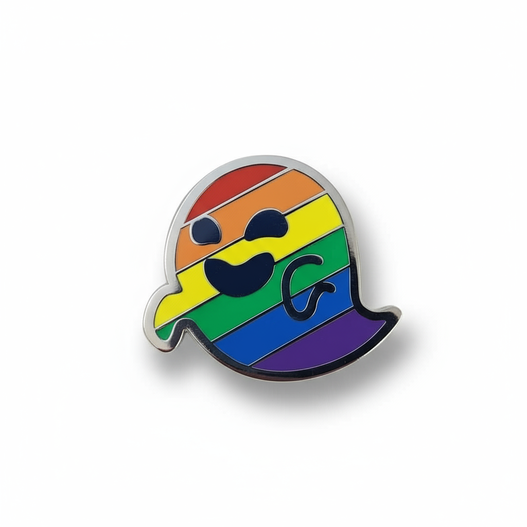 Gaysper (LGBTQIA+ pride) hard enamel pin