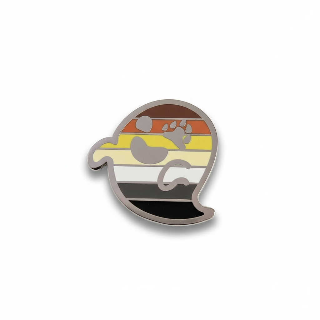 Bogeybear  (bear pride) hard enamel pin
