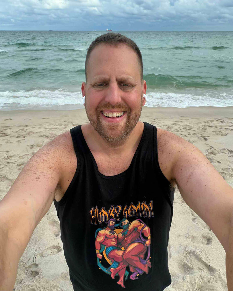justintimes wearing Hunky Tops