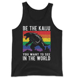 Kaiju Pride Tank – Make Mighty Moves - Hunky Tops #color_Black