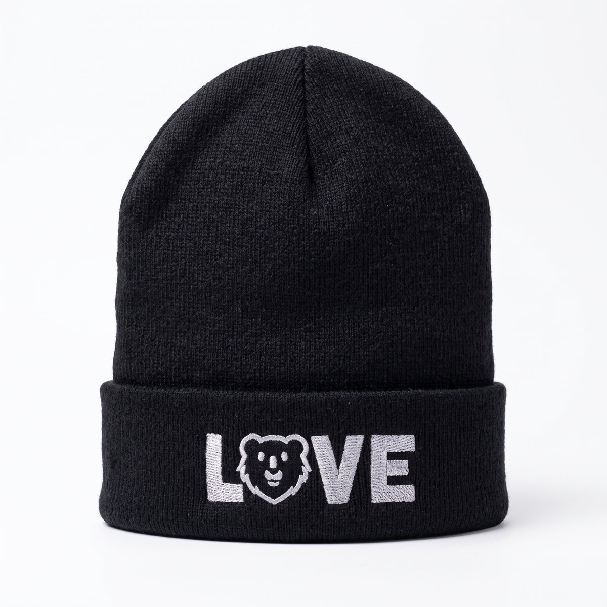 Love Hunky Tops Logo Cuffed Beanie #color_Black