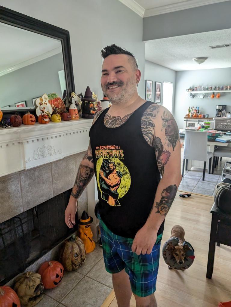 campbloodcounselor wearing Hunky Tops