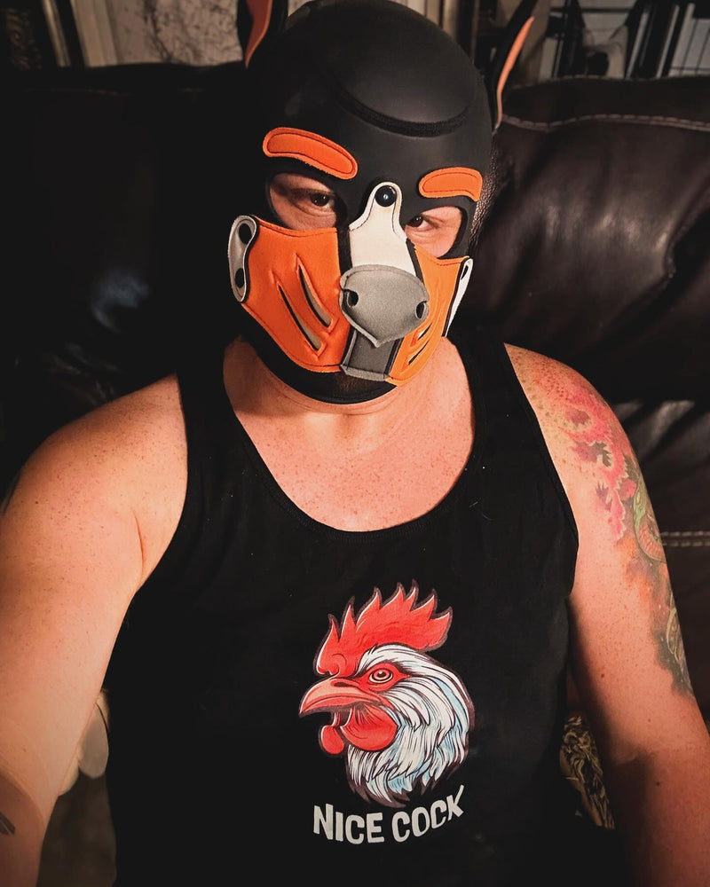 xanderthealphapup wearing Hunky Tops