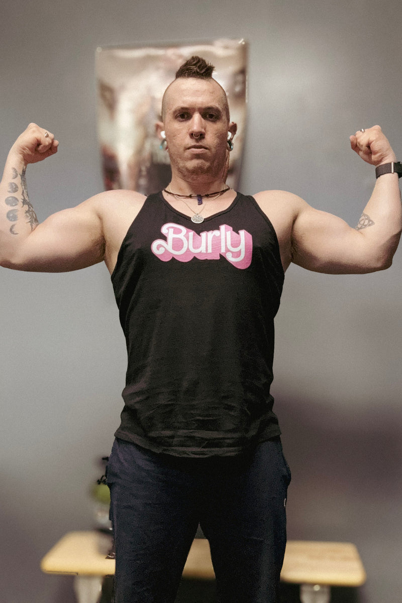 ohsnapcrackle wearing Hunky Tops