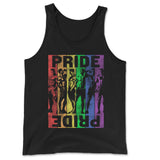 Pride Power Tank Top – Unleash Your Colors - Hunky Tops #color_Black
