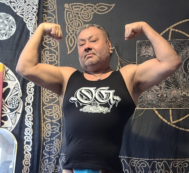 rudypalderette5 wearing Hunky Tops