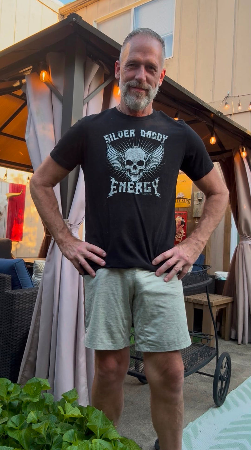 silverdad72 wearing Hunky Tops