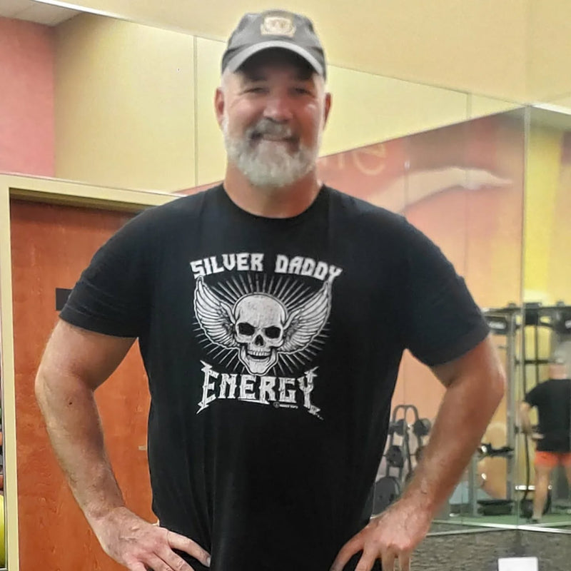 silver_cycle_jax wearing Hunky Tops