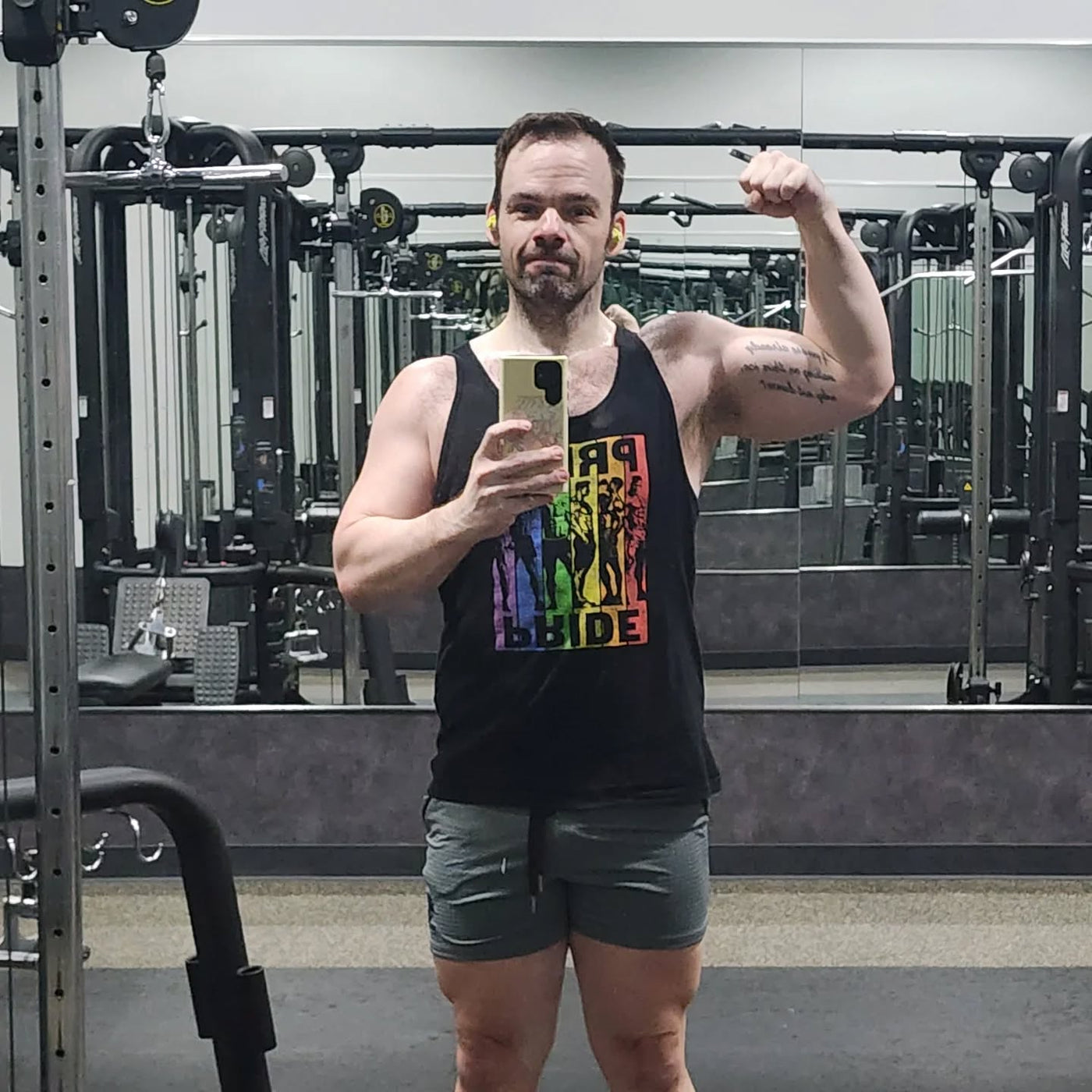 sohbek wearing the Pride Power Tank Top