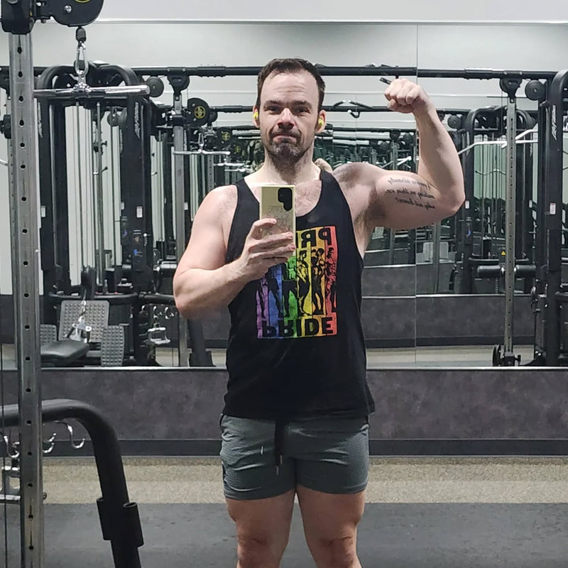 sohbek wearing Hunky Tops