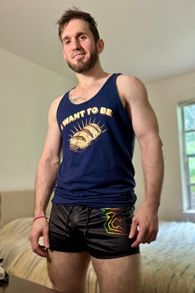 StormPuppy wearing Hunky Tops