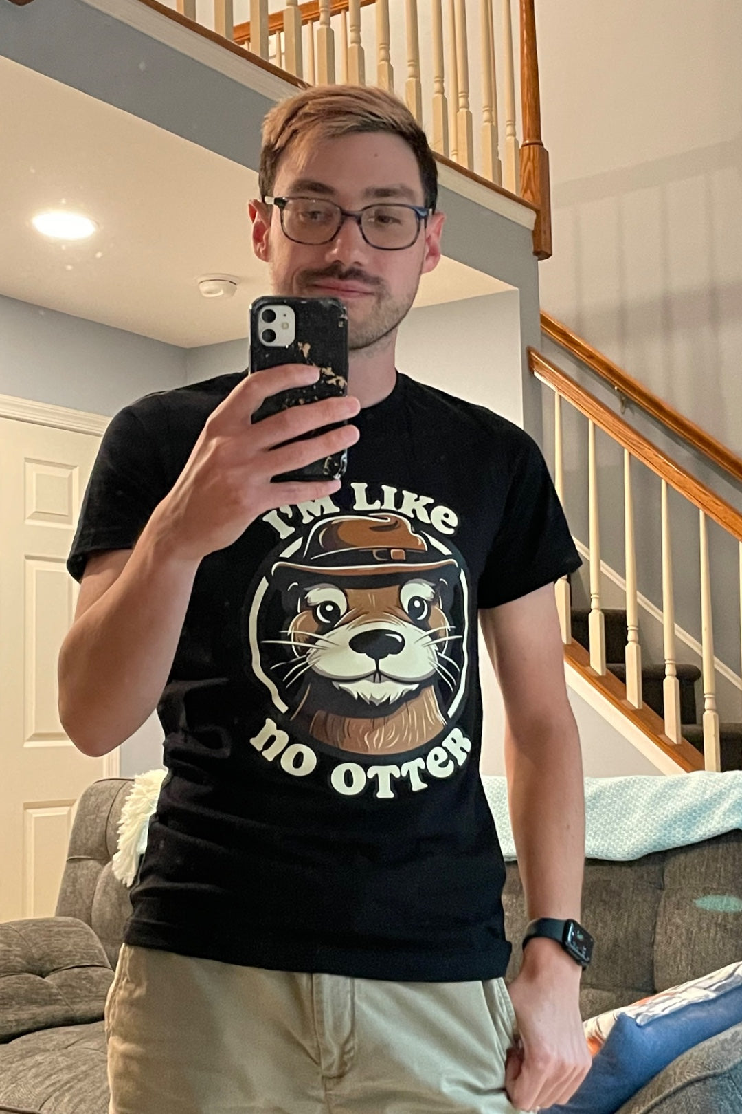 chris_layre wearing the "I'm Like No Otter" T-Shirt