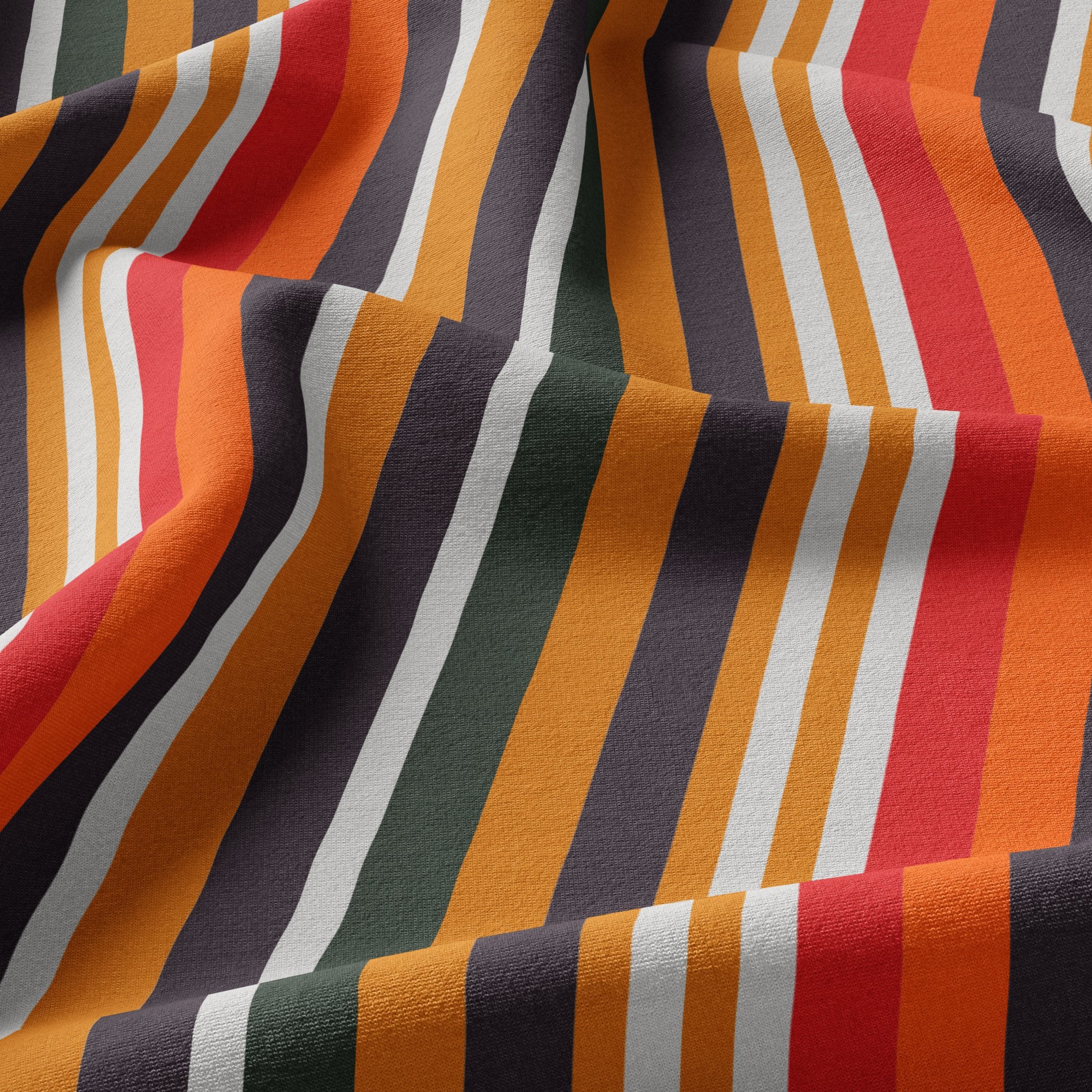 Sunset Stripe Camp Shirt – Bold Stripes for Bright Spirits - Hunky Tops