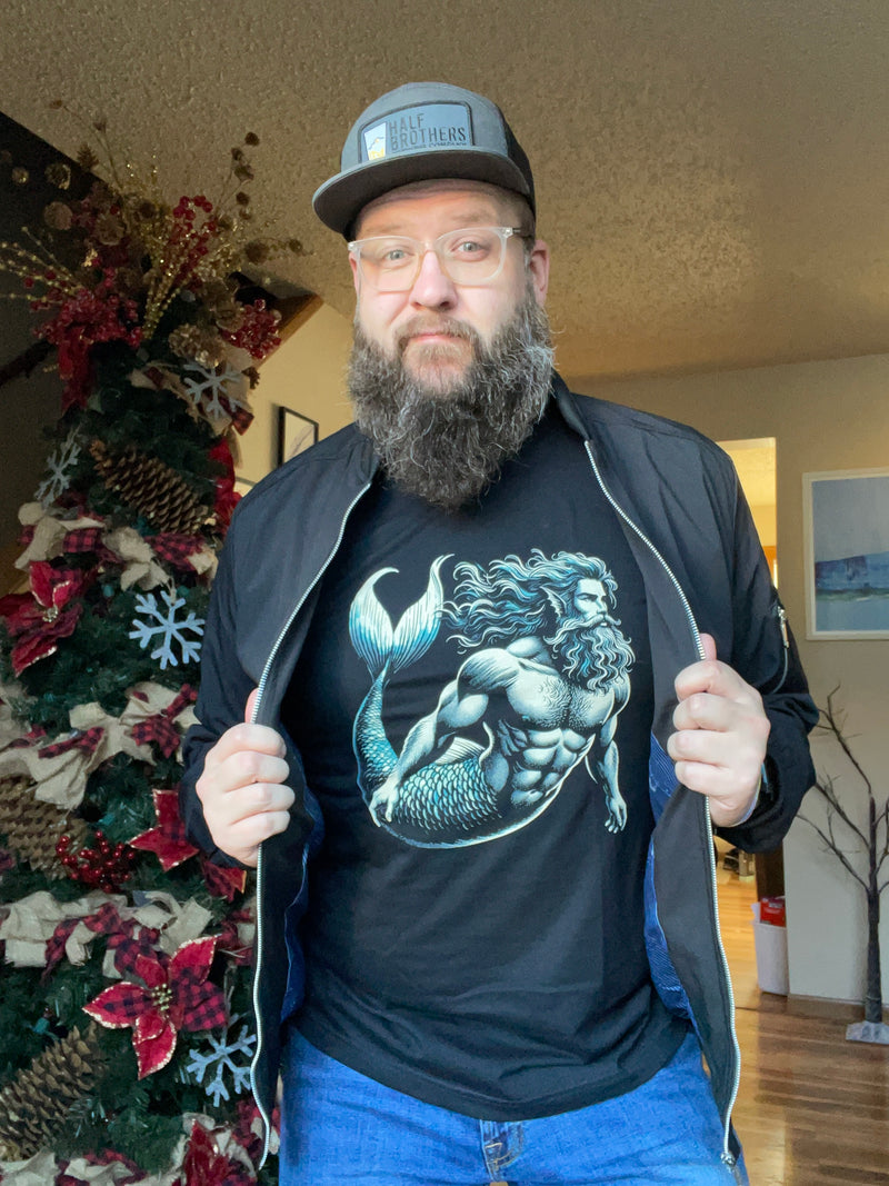 ndguybrarian wearing Hunky Tops