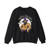 Witch, Please! Gay Halloween Sweatshirt - Hunky Tops #color_Black