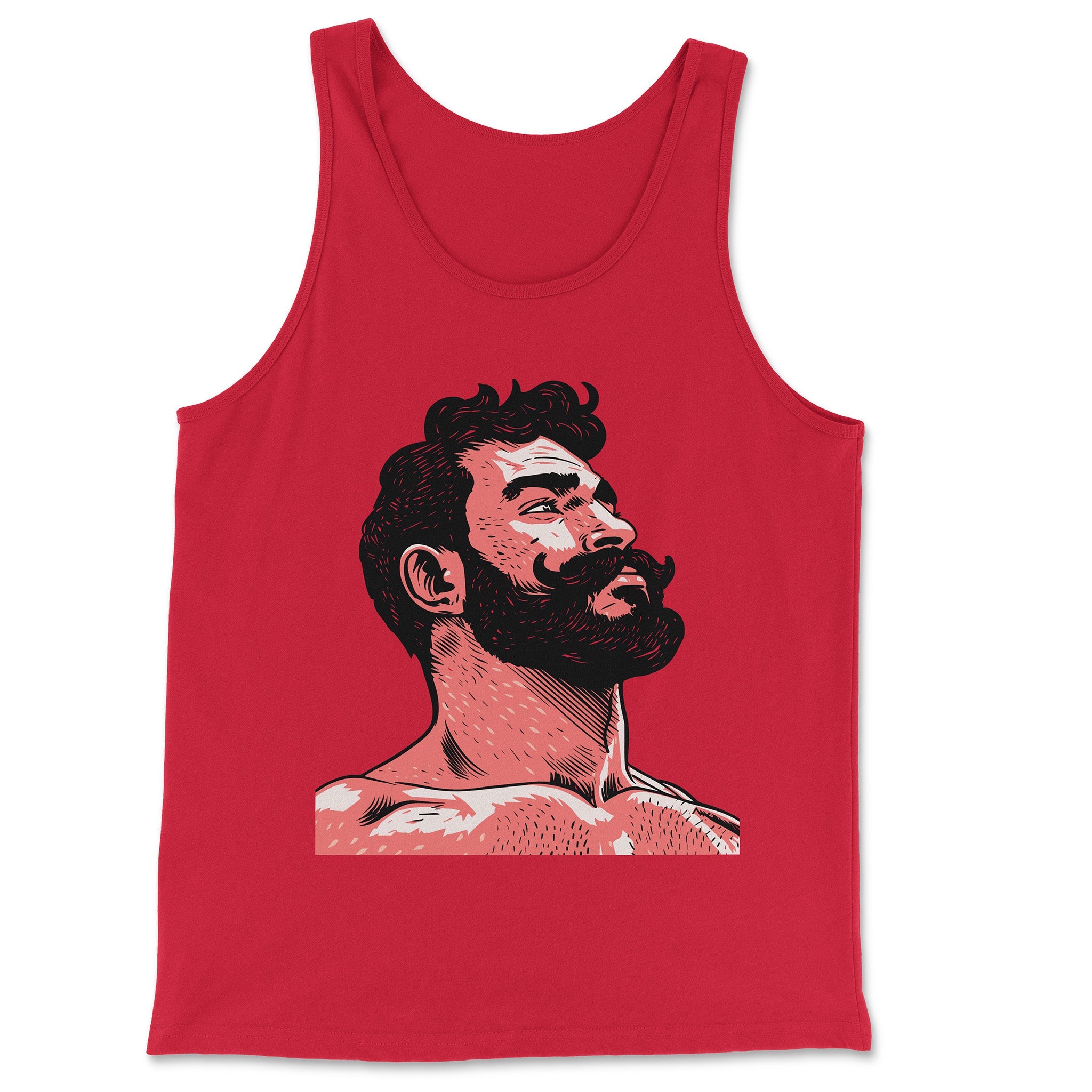 "Eternal Hope" Inspirational Man Tank Top - Hunky Tops#color_red
