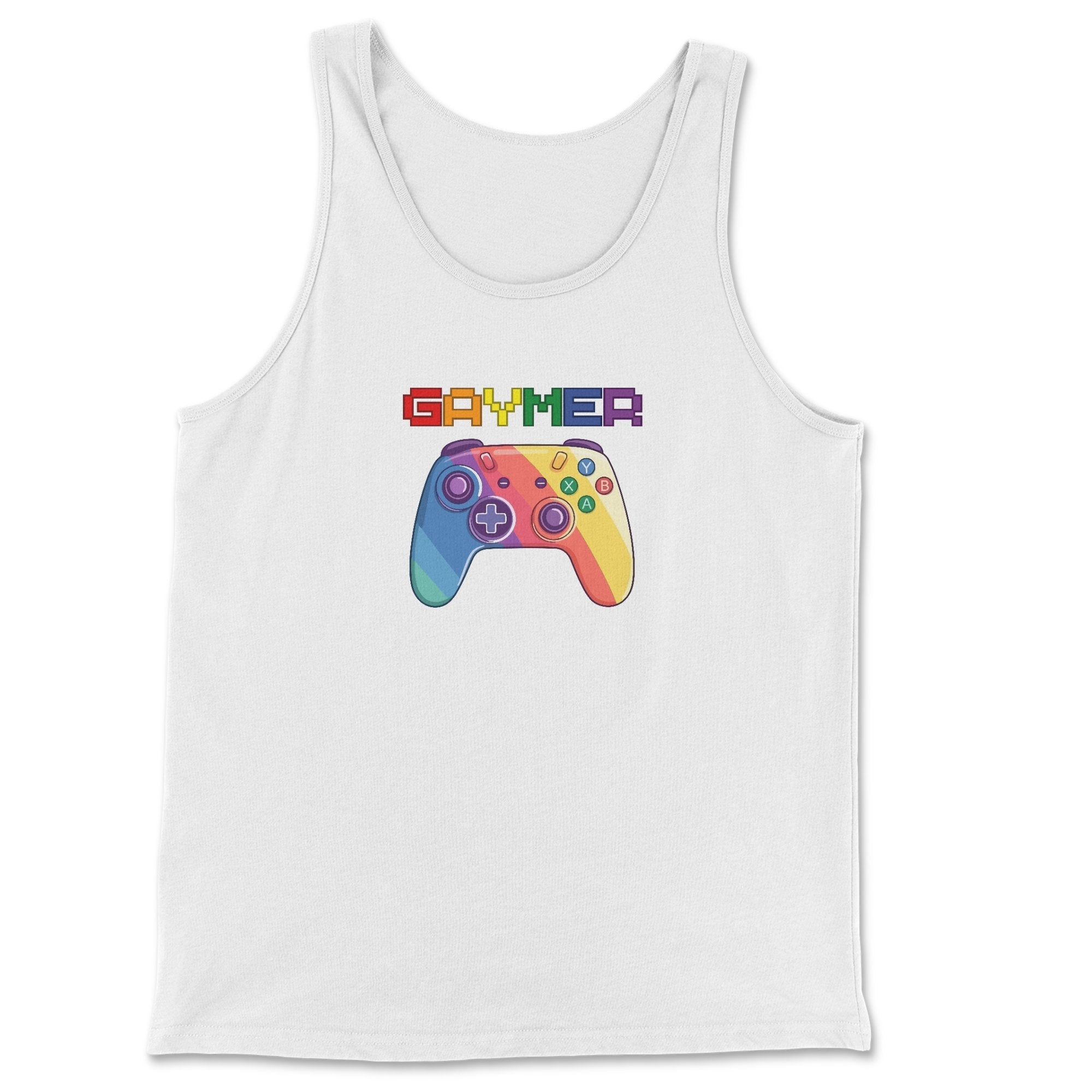 GAYMER Tank Top - LGBTQ+ Gamer Pride - Hunky Tops