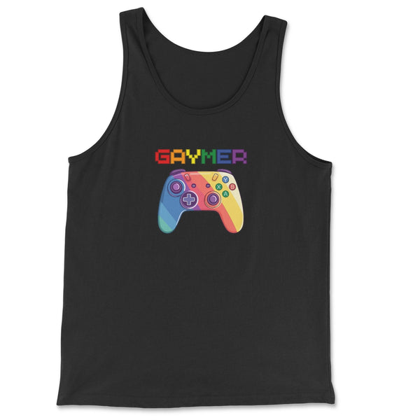 GAYMER Tank Top - LGBTQ+ Gamer Pride - Gaming Controller Design