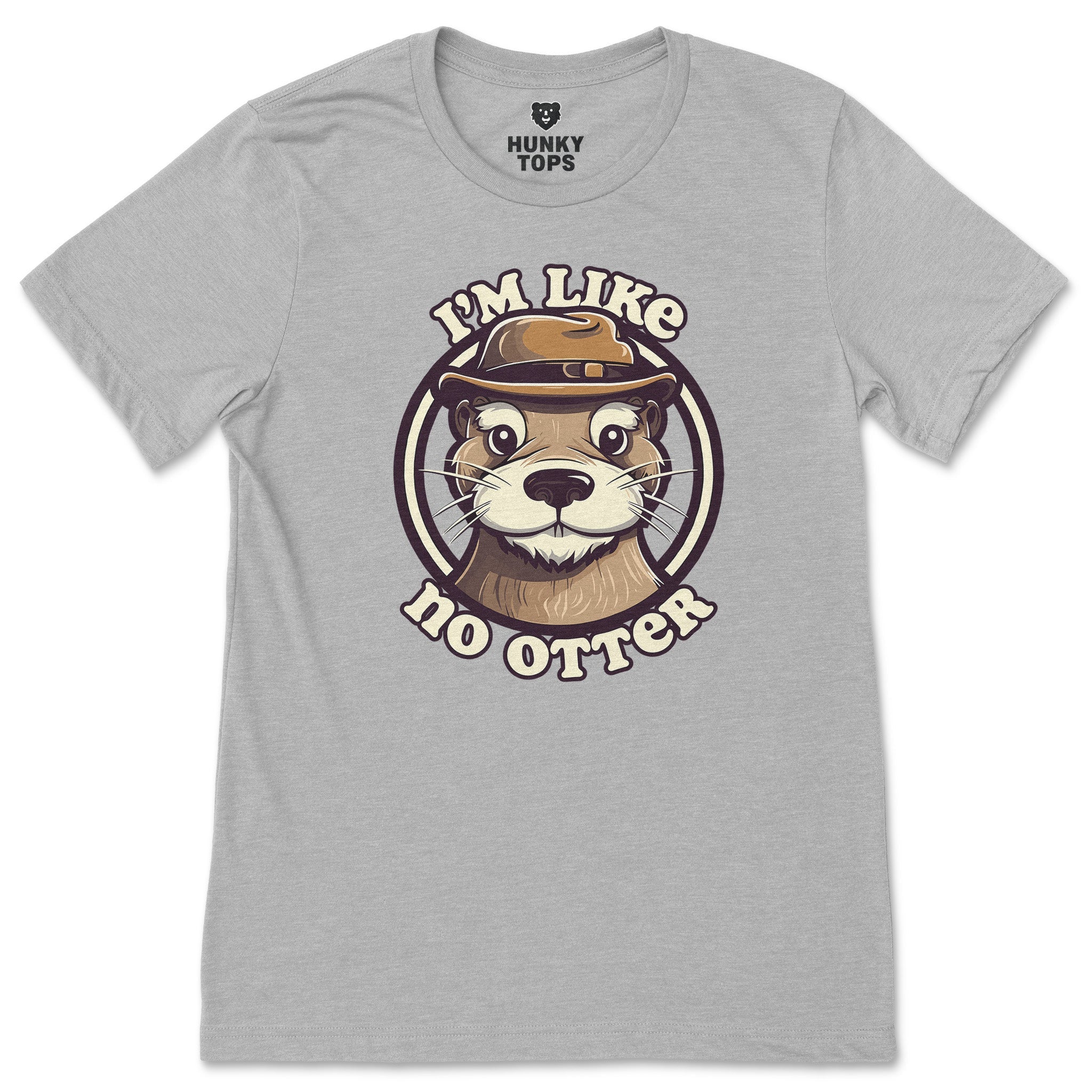 "I'm Like No Otter" T-Shirt - Hunky Tops #color_Athletic Heather