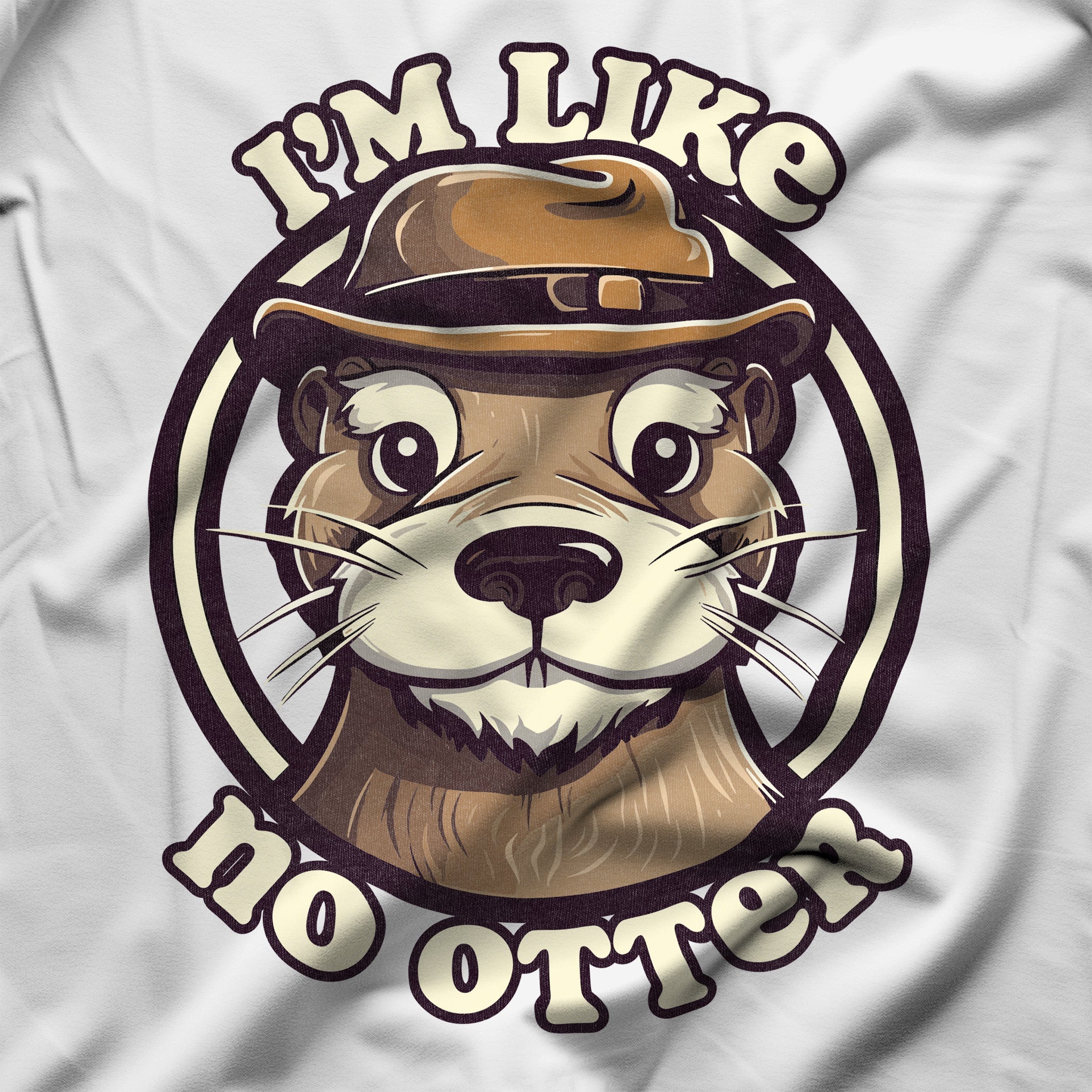 "I'm like no otter" Tank Top - Embrace Your Otter Pride - Hunky Tops #color_White