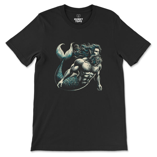 Majestic Muscle Merman T-Shirt